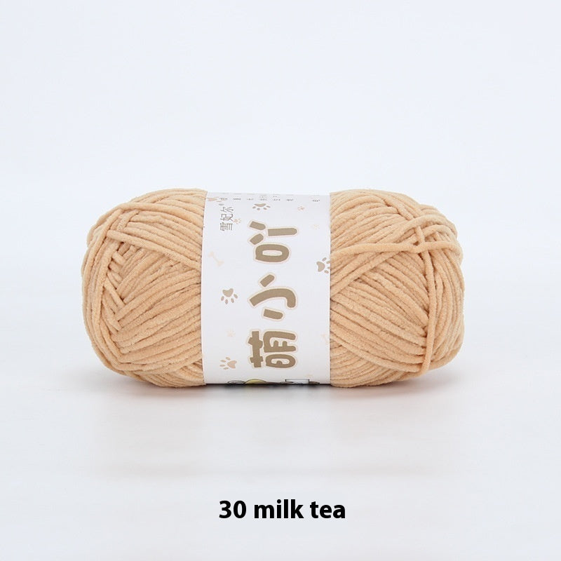 Chenille Wool Ball Hand-woven Diy