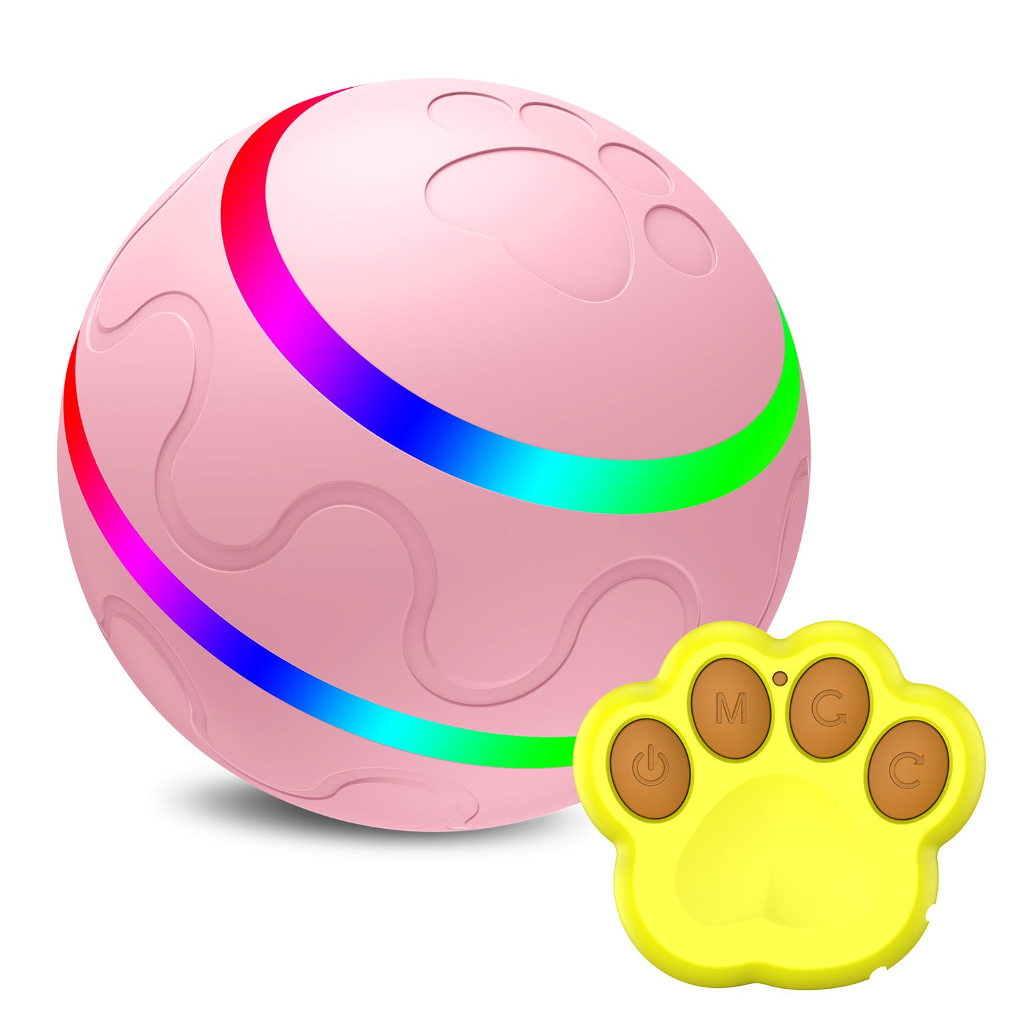Smart Ball Toy for Cats and Dogs Self-Rotating Rechargeable Ball