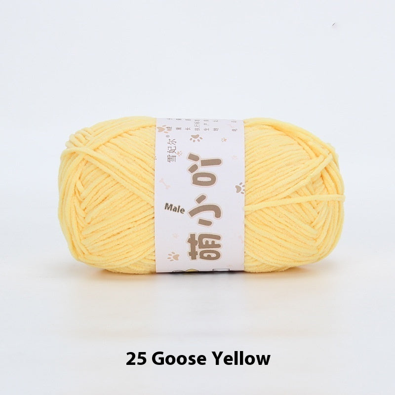 Chenille Wool Ball Hand-woven Diy
