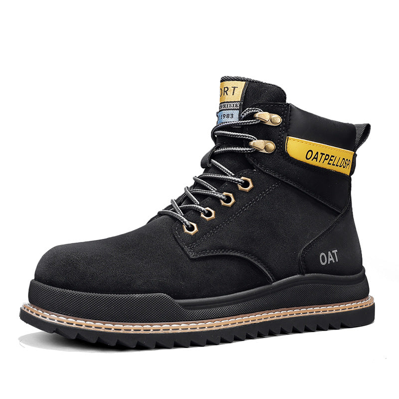 Autumn and winter new high top retro workwear casual Martin boots men's shoes