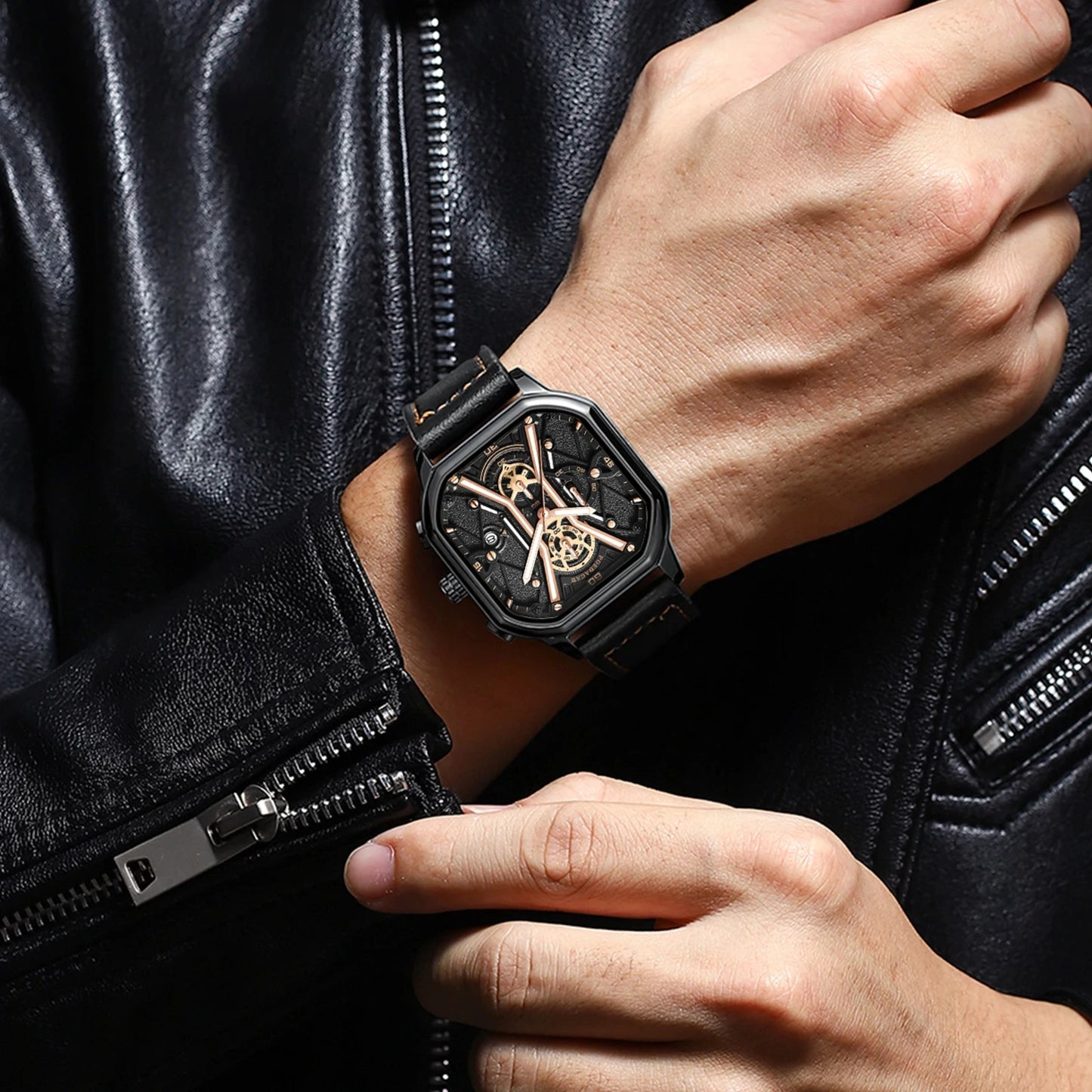 Quartz Men's Watches Luxury Fashion Wristwatches Chronograph Luminous