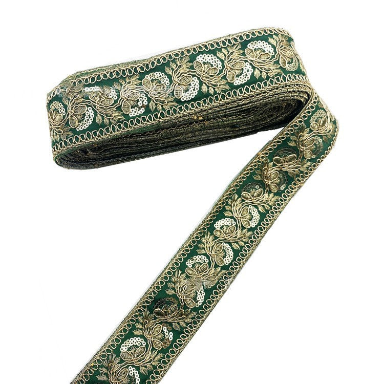 Gold Thread Stranded Rope Embroidery Ribbon