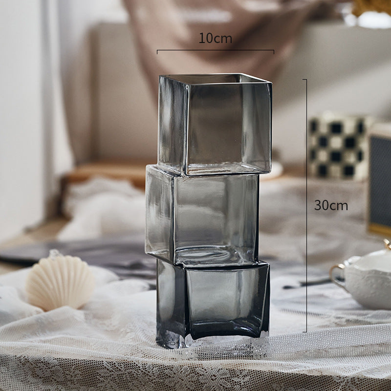 Handmade Dislocation Irregular Glass Vase