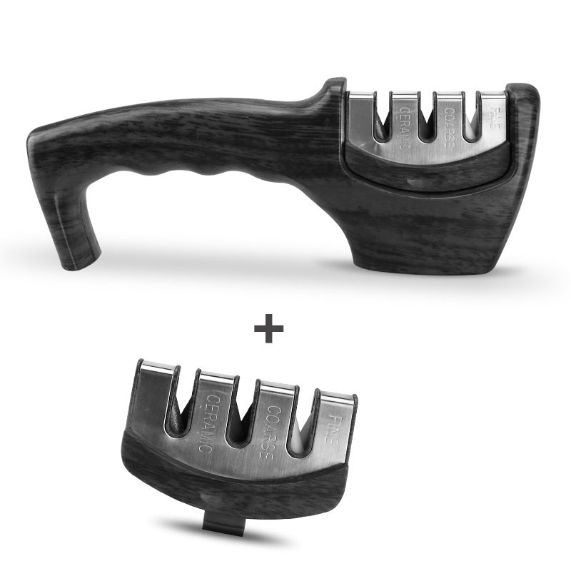 Professional Kitchen Knife Sharpener - Diamond & Tungsten Steel Sharpening Stone