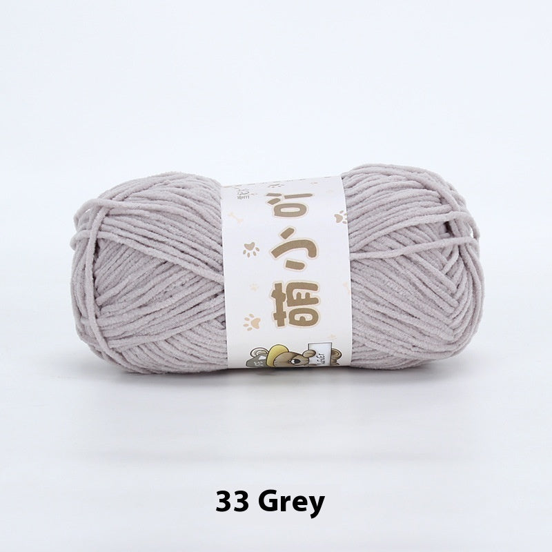 Chenille Wool Ball Hand-woven Diy