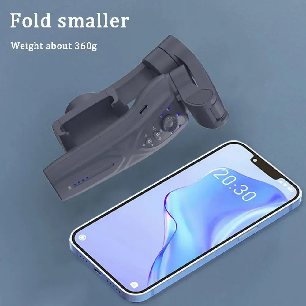 mobile phone 3-axis anti shake stabilizer Tiktok live broadcast camera PTZ AI intelligent tracking face recognition