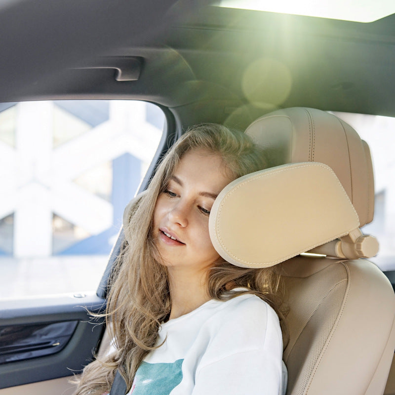 Car Seat Headrest Pillow Travel Rest Neck Pillow Support Solution For Kids Pillow And Adults Auto