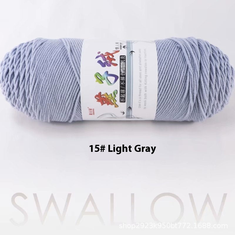 Handmade 5-strand Milk Cotton Hook Needle And Thread
