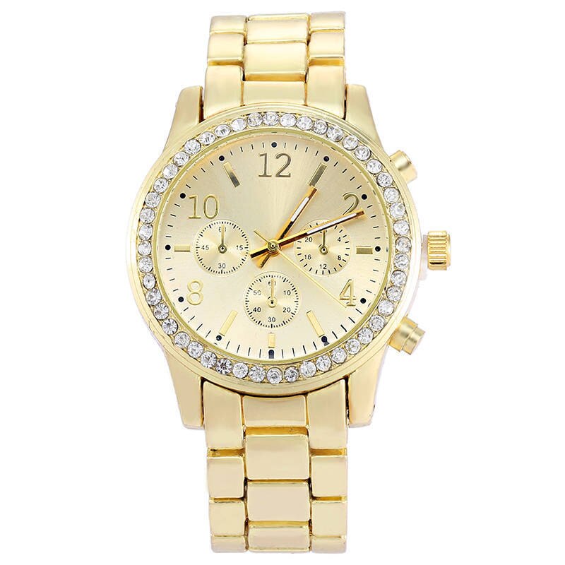 New Fashion Quartz Watch for women's Set Boutique Trends Geneva Style Watch Jewelry Set Christmas Gifts Birthday Gifts