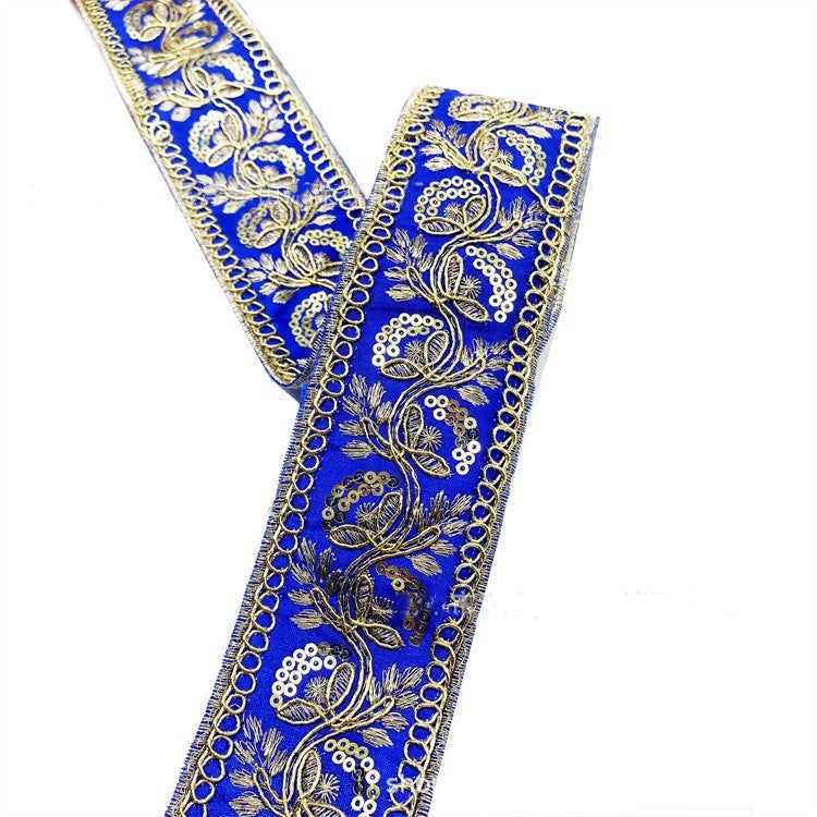 Gold Thread Stranded Rope Embroidery Ribbon