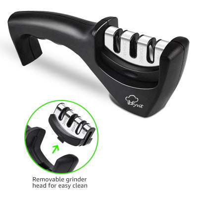 Professional Kitchen Knife Sharpener - Diamond & Tungsten Steel Sharpening Stone