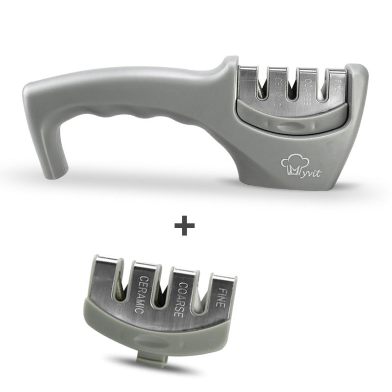 Professional Kitchen Knife Sharpener - Diamond & Tungsten Steel Sharpening Stone