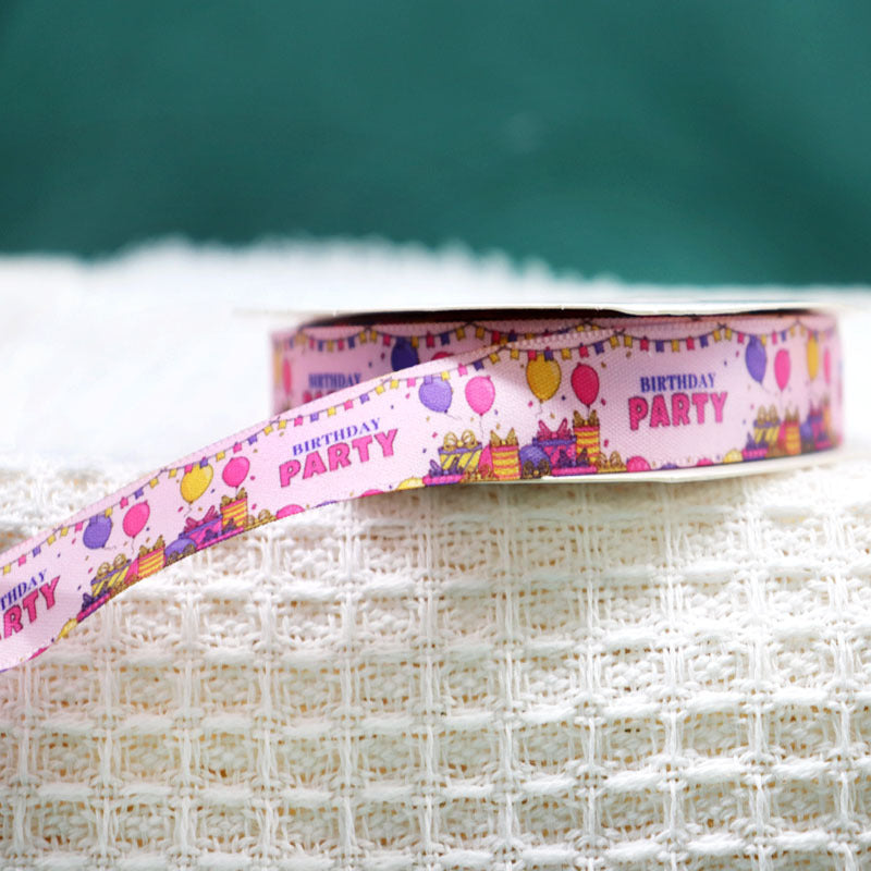 Packing Ribbon Polyester Printing Webbing Bouquet Bandage