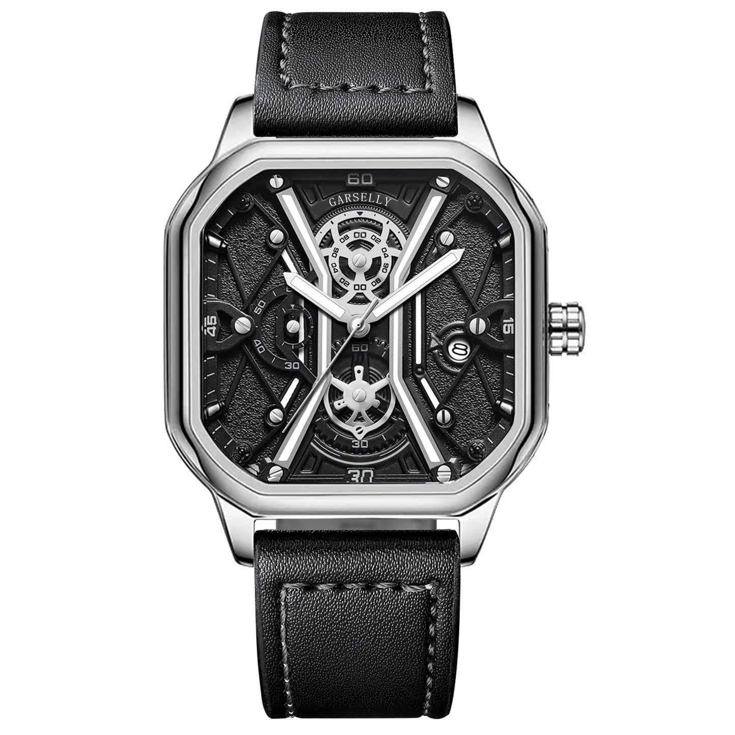 Quartz Men's Watches Luxury Fashion Wristwatches Chronograph Luminous