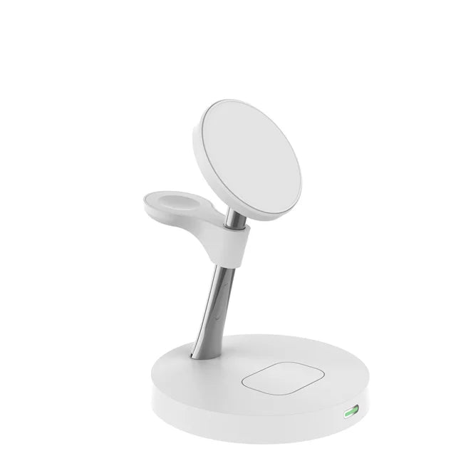Zinc alloy magnetic bracket magnetic three in one wireless charger suitable for Apple magnetic fast charging