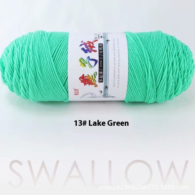 Handmade 5-strand Milk Cotton Hook Needle And Thread