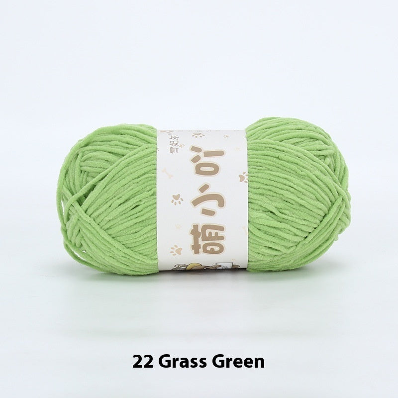 Chenille Wool Ball Hand-woven Diy