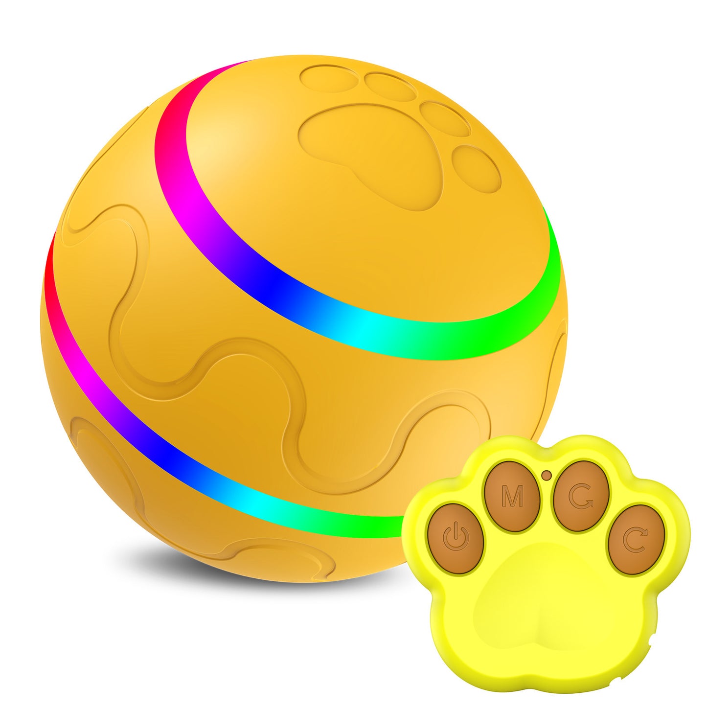 Smart Ball Toy for Cats and Dogs Self-Rotating Rechargeable Ball