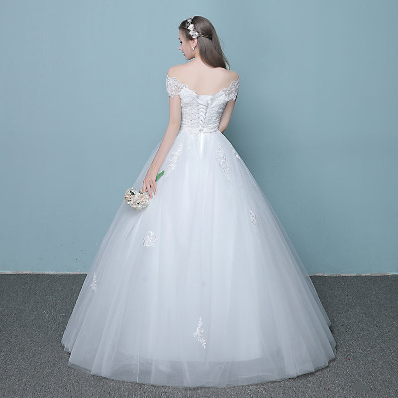 wedding dress new Korean bride married slender tail