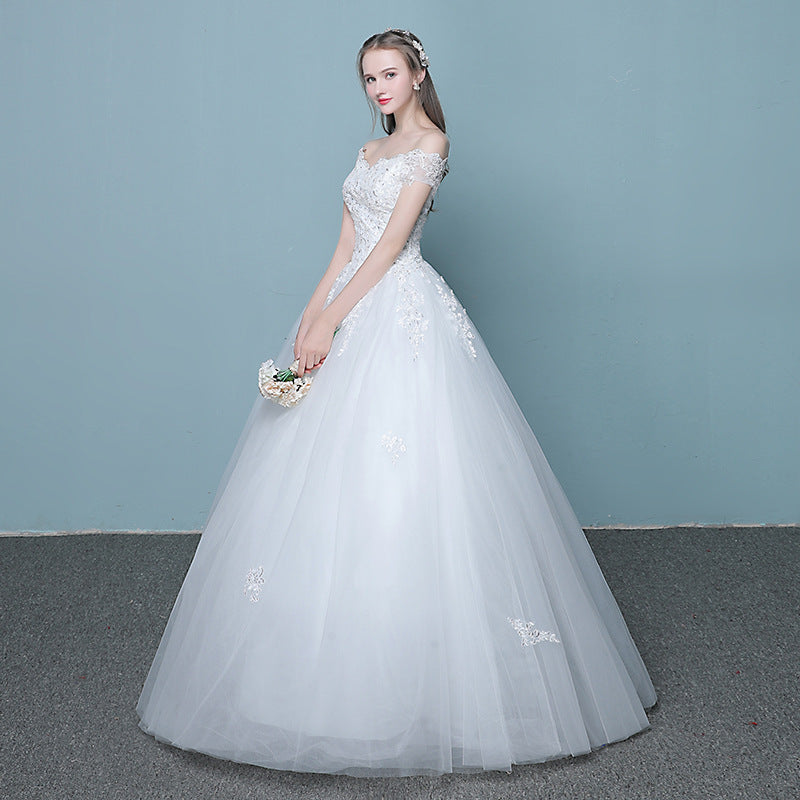wedding dress new Korean bride married slender tail