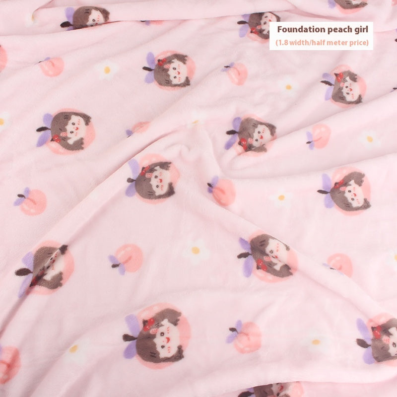 Double-sided Flannel Baby Pajamas Plush Fabric