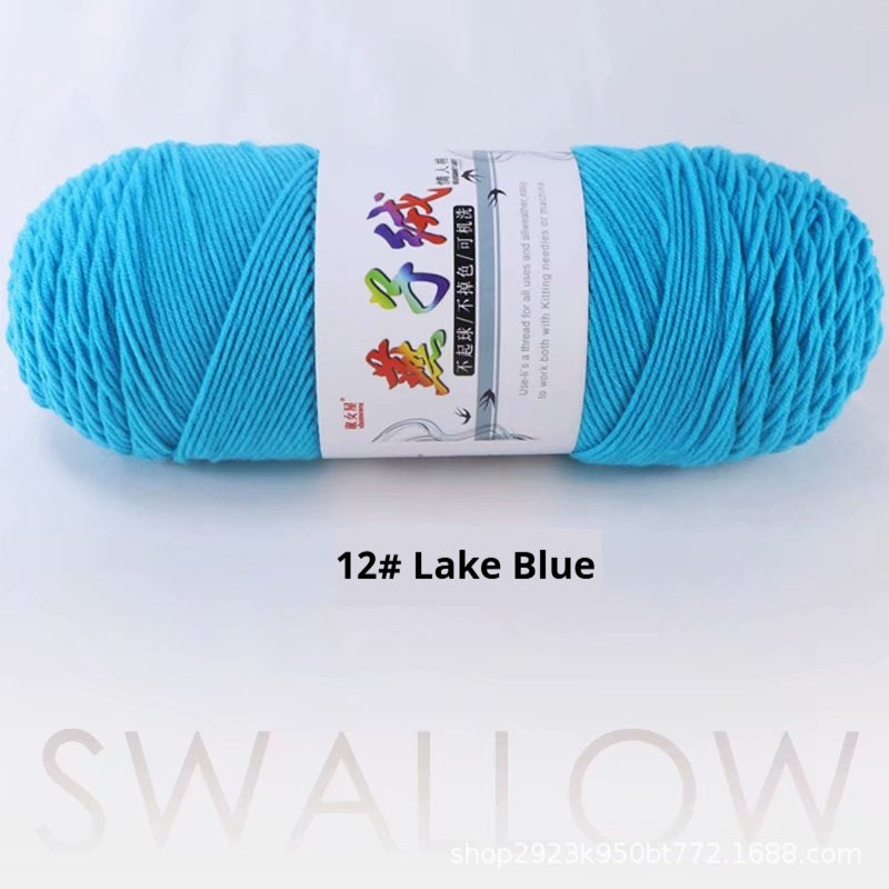 Handmade 5-strand Milk Cotton Hook Needle And Thread