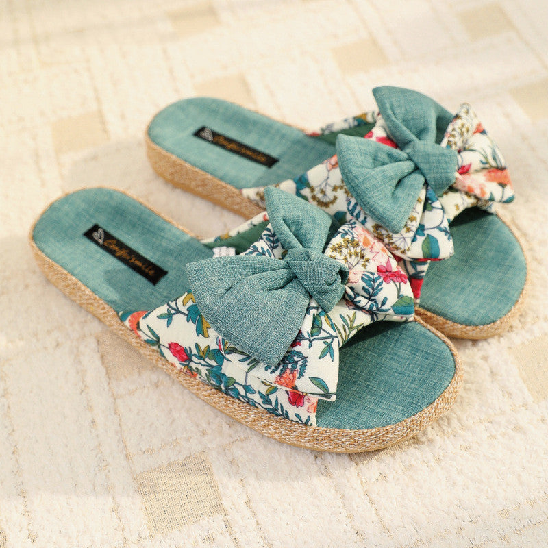 Women's Linen Four Seasons Non-slip Slippers