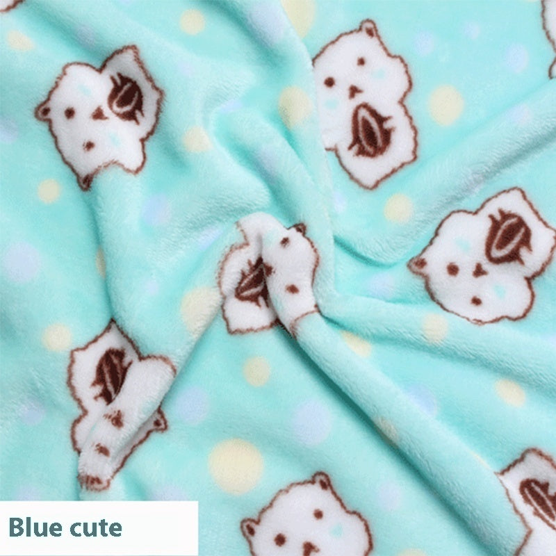 Double-sided Flannel Baby Pajamas Plush Fabric