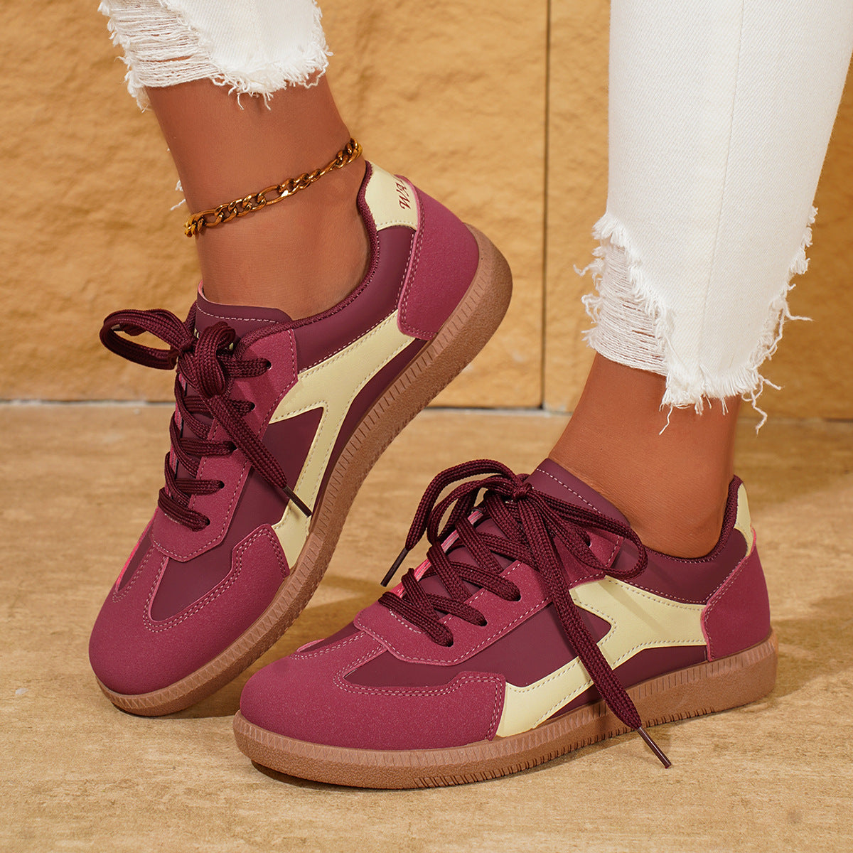 Women's flat shoes casual sports shoes single shoes shallow mouth board shoes