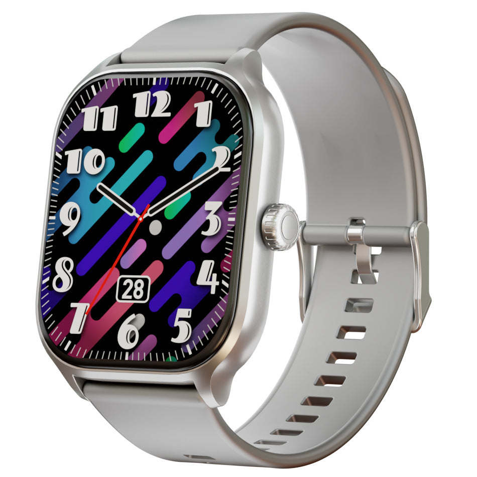 smartwatch Bluetooth call heart rate and blood pressure monitoring sleep multifunctional exercise 2.01 inch men's watch