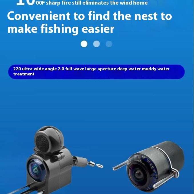 Underwater Visual Fish Finder Display Screen Night Vision Waterproof Ultra-clear Camera