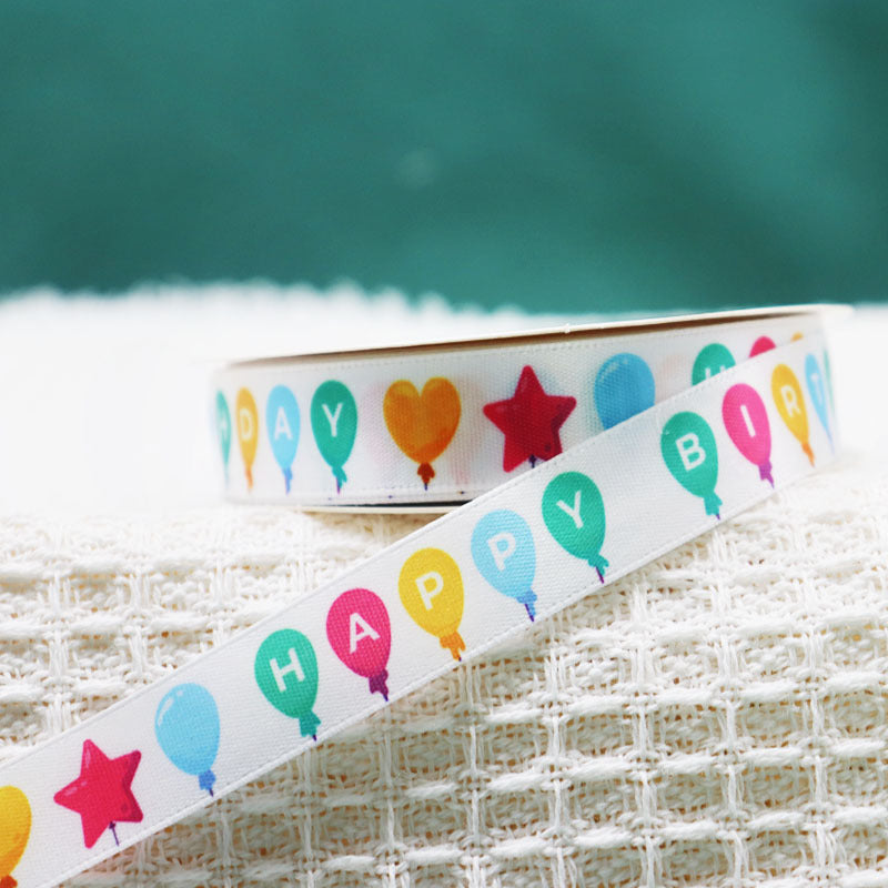 Packing Ribbon Polyester Printing Webbing Bouquet Bandage