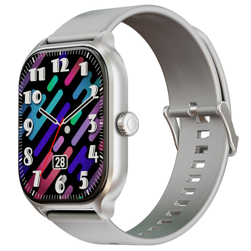 smartwatch Bluetooth call heart rate and blood pressure monitoring sleep multifunctional exercise 2.01 inch men's watch