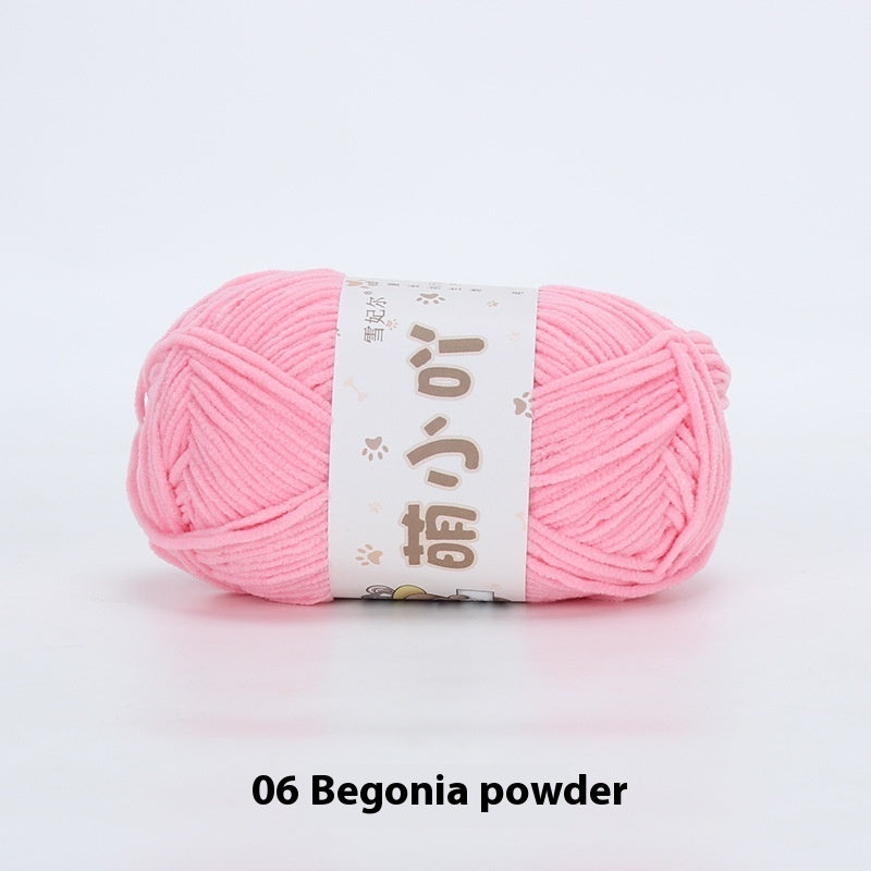Chenille Wool Ball Hand-woven Diy