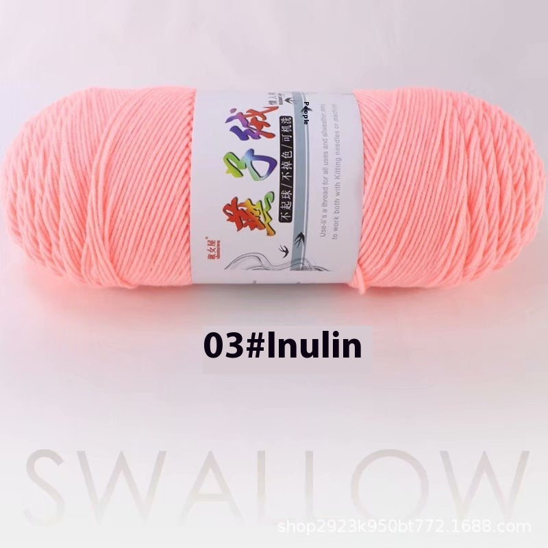 Handmade 5-strand Milk Cotton Hook Needle And Thread