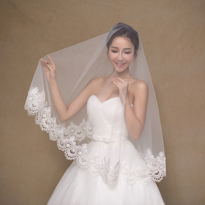 Wedding dress White Bride Veil Cheap accessories