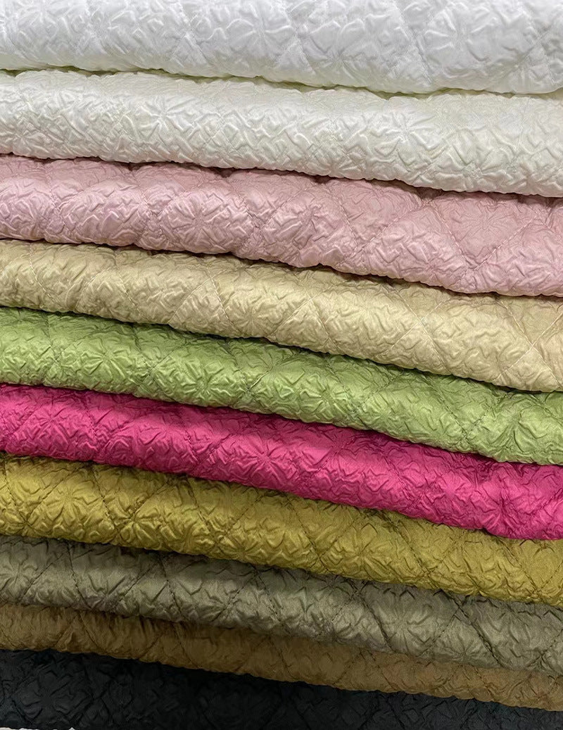 Three-dimensional Embossed Fabric Dress Case Fabric Crepe Bubble Fabric