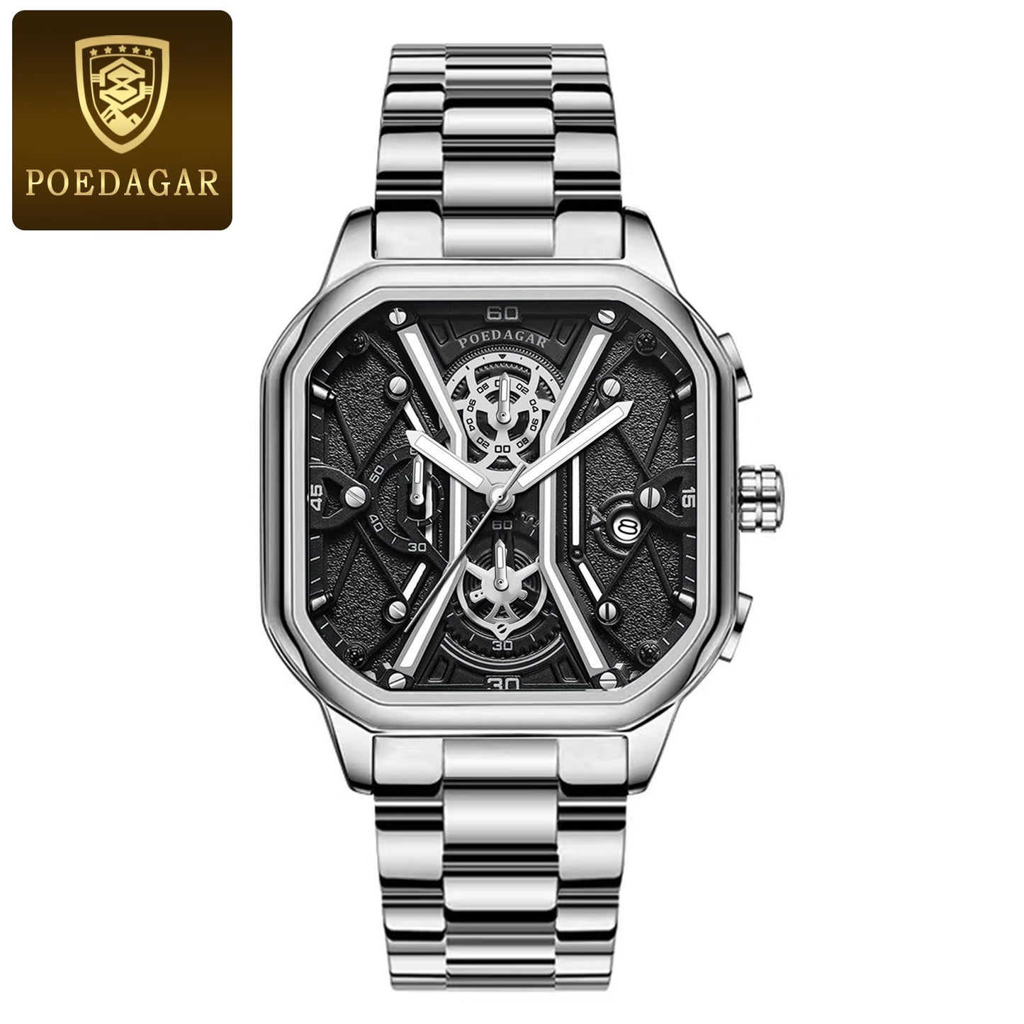 Quartz Men's Watches Luxury Fashion Wristwatches Chronograph Luminous