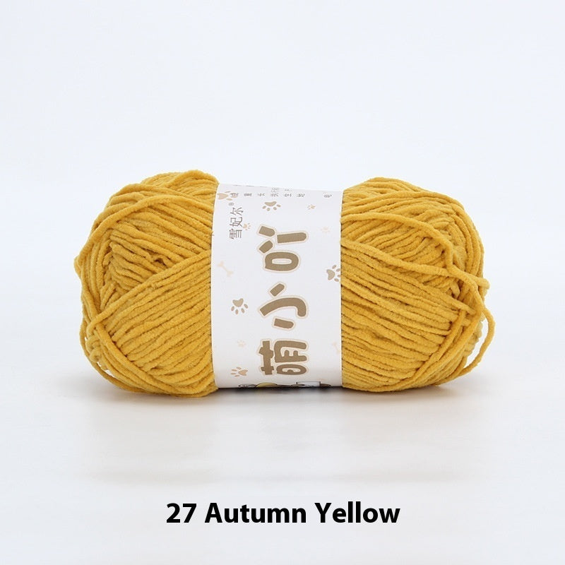 Chenille Wool Ball Hand-woven Diy