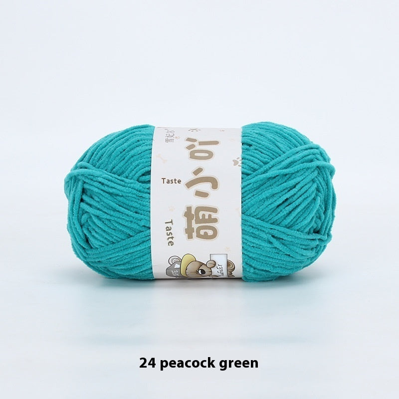 Chenille Wool Ball Hand-woven Diy