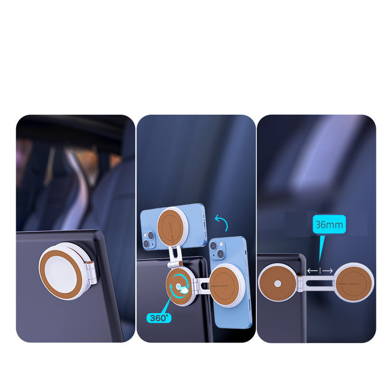 New Strong Magnetic Suction Car Central Control Screen Mobile Phone With Screen Bracket Adhesive Universal Tesla Mobile Phone Bracket