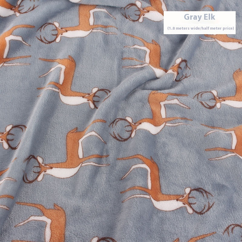 Double-sided Flannel Baby Pajamas Plush Fabric