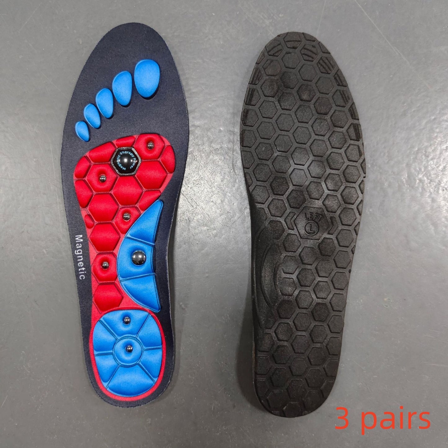 Medical Magnetic Insole Therapy Sports Insoles Orthopedic Massage Foot Weight Loss Slimming