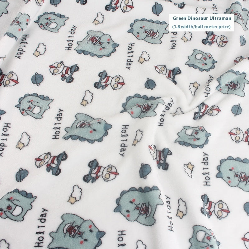 Double-sided Flannel Baby Pajamas Plush Fabric