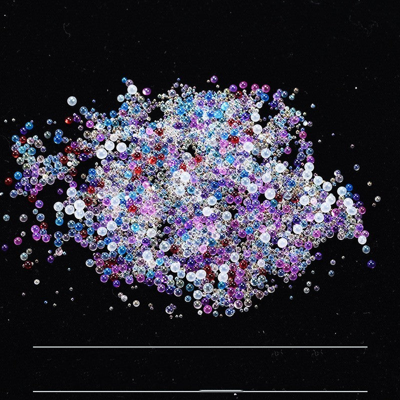 Epoxy DIY handmade jewelry material color bubble beads