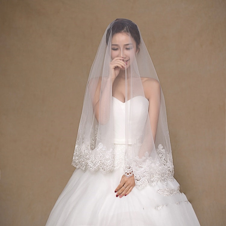 Wedding dress White Bride Veil Cheap accessories