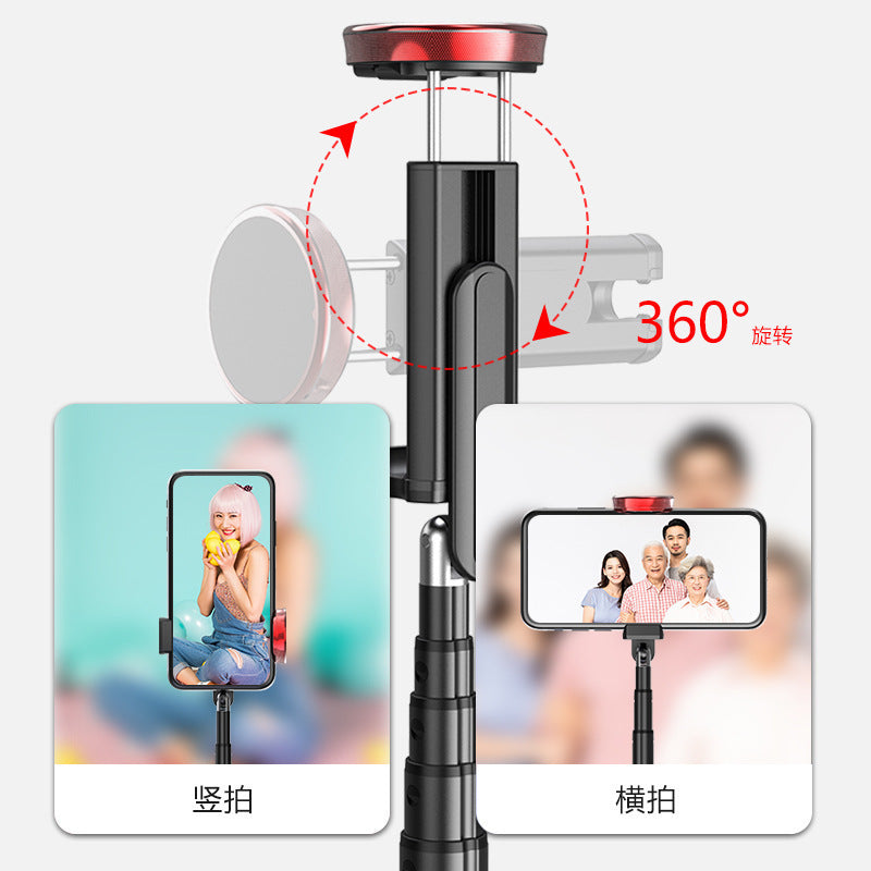 New Long Selfie Stick Tripod Carbon Fiber Plastic Detachable Remote Control
