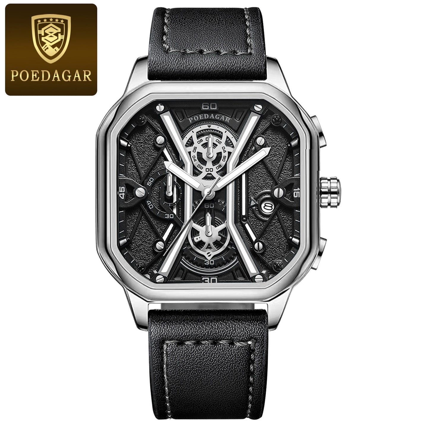 Quartz Men's Watches Luxury Fashion Wristwatches Chronograph Luminous