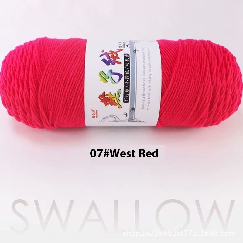 Handmade 5-strand Milk Cotton Hook Needle And Thread