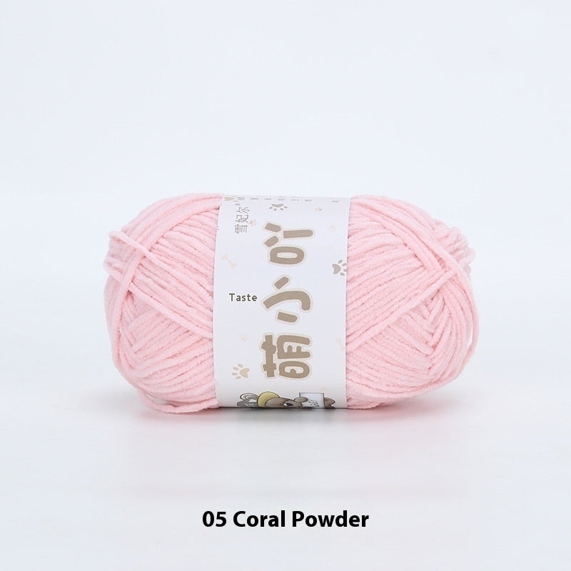 Chenille Wool Ball Hand-woven Diy
